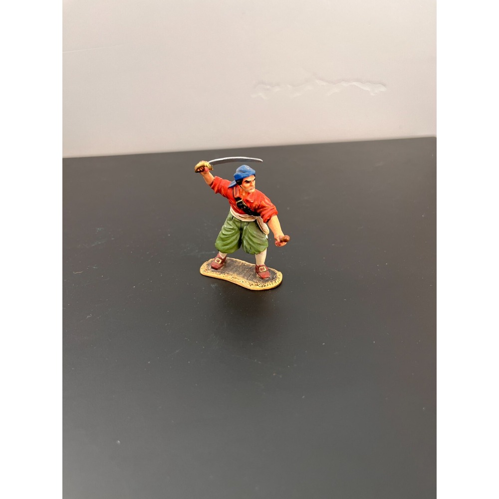 2000 Conte Ltd. Pirate #10 Holding Sword and Mallet Figurine